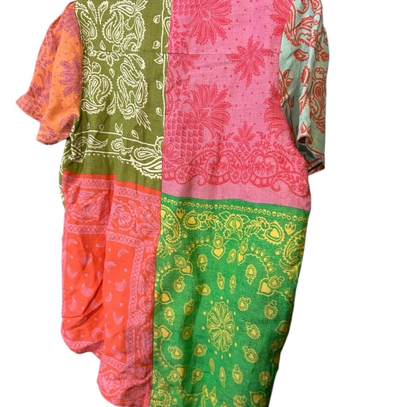 Farm x Anthropologie Surf Shirt Patchwork - Picture 2 of 5